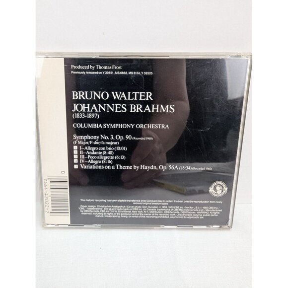 Brahms Symphonies Lot of 3 Multiple Orchestras and Conductors Read Description - Picture 6 of 7